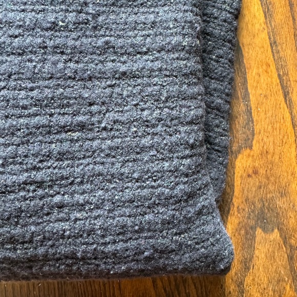 Free People Arctic Fox Sweater XS charcoal wool blend zipper oversized - Picture 12 of 14